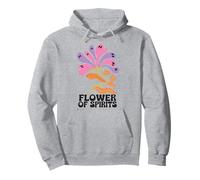 Halloween Boho Flower of Spirits Ghostly Blooms Sudadera con Capucha
