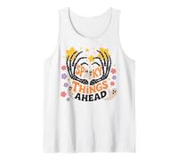 Halloween Boho Spooky Things Ahead Stars Camiseta sin Mangas