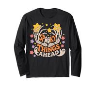 Halloween Boho Spooky Things Ahead Stars Manga Larga