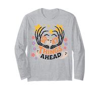 Halloween Boho Spooky Things Ahead Stars Manga Larga