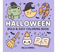 Halloween: Bold & Easy Coloring Book for Adults & Kids