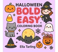 Halloween - Bold & Easy Coloring Book for Kids & Adults