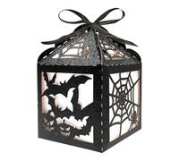 Halloween Boxes For Treats - Paper Bat Containers, Party Favors Halloween Goodie Boxes, For Snack Shelf Kitchen Office Bar Entryway Classroom Haunted Houses Holiday Family