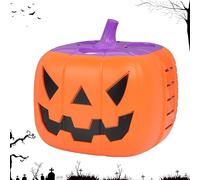 Halloween Bubble Blower - 5.9 Inches Pumpkin-Themed Automatic Bubble Maker for Boys, Light Effects with Sound, Beach Toy for Outdoor Gatherings, Girls, Event Organizers, Party Planners, Backyards