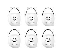 Halloween Bucket - 6 Pieces Seasonal Outdoor Porch | Snack Pails