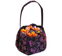 Halloween Buckets: Cestas De Halloween De 16x13x13 Cm Para Niños, Bolsas De Dulces De Halloweenn Livianas Con Mango, Sprooky Candy Tote | Contenedor Decorativo Para Almacenamiento De Vacaciones,