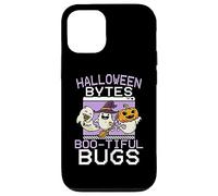 Halloween Bytes: Boo-Tiful Bugs Programador Halloween Carcasa para iPhone 12/12 Pro