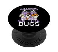 Halloween Bytes: Boo-Tiful Bugs Programador Halloween PopSockets PopGrip Adhesivo