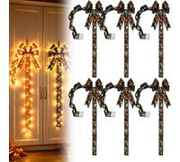 Halloween Cabinet Bow Decoration, Pumpkin Bow Door Decor (#B-6PCS)