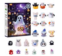 Halloween Calendar 2025, Cute Ghost Countdown, Classic Doll Spooky Countdown for Holiday Festival Decor, Shops, Desk, Bookshelf, Teens and Adults Display, 10.24x7.09 inches