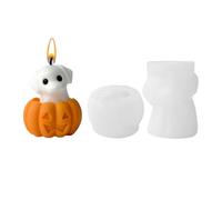 Halloween Candle Mold - Silicone Candle Making Mould | Spooky Shape Craft T