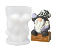 Halloween Candle Molds - 3D Ghost & Gnome Silicone | DIY Craft Mold