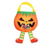 Halloween Candy Bags, Holiday Tote, Non-Woven Fabric, Reusable Treat Bag, Festive Trick or Treat Totes for School, Events, Party Favors, Family, Gatherings, 11.42x7.87 Inches