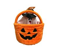 Halloween Candy Bags - Light Up Pumpkin Ghost Basket