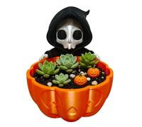 Halloween Candy Bowl Creepy Spooky AntiTip Skeleton Food Storage Unit