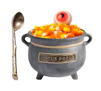 Halloween Candy Bowl, Snack Serving Bucket, Dessert Counter Organizer, 7.87x6.3x5.91 inches, Multi-Purpose Food Holder, Lightweight Festive Design, Great for Catering Events, Picnic Tables, Restaurant