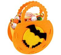 Halloween Candy Bucket - Bolsa de regalo no tejida, cesta ligera, soporte de regalo reutilizable | Kids Party Favor Container for Chocolates Snacks Toys Lápices dulces Halloween Celebration, Bat