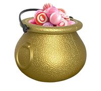 Halloween Candy Bucket, Reutilizable Trick or Treat Candies Pot with Handle, 2,76 x 1,97 x 2,09 pulgadas Decorative Halloween Prop for Kids, Toddler, Boys, Girls, Adultos, Indoor and Outdoor Holiday