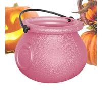 Halloween Candy Bucket, Trick or Treat Pot, Reusable Holiday Container, Decorative Prop for Festive Events, Kids, Adults, Girls, Boys, Toddler Use, Indoor, Outdoor Party Accessory