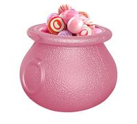 Halloween Candy Cauldron, Witch Candies Bucket, with Handle Portable Trick-Or-Treat Contenedor Party Prop, Candy Bowl for Kids, Man, Women, Adults, Interior, Outdoor, Holiday, Home, Festival Decor