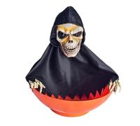 Halloween Candy Holder - Screaming Animated Skeleton Holiday Decorations