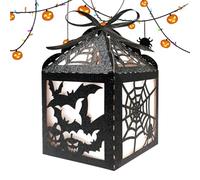 Halloween Candy Holder, Spooky Bat Themed Party for Easy Snack Organization, Halloween Treat Holders with Reusable Function, Goodie Boxes for Haunted Houses Events Kitchen, 6 x 4 Inches, 12 Pack