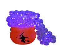 Halloween Candy Holder Witch Pot | Spooky Witch Bubble Candy Holder | Halloween Witch Candy Bowl | Transparente Witch Bubble Pot Witch-themed Holder Halloween Container Witch With Transparent Ball