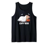 Halloween Capybara Capy Boo Camiseta sin Mangas