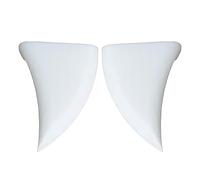 Halloween Car Decor, 2 Pack 3D Vampire Fangs, 4,61 x 2,56 x 0,59 pulgadas White