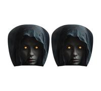 Halloween Car Headrest Covers,Scary Face Seat Protectors,Horror Headrest