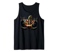 Halloween Cat Lover Graphic For Witch with Black Pumpkin Camiseta sin Mangas