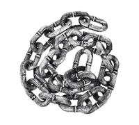 Halloween Chains, 5-Foot Realistic Prop, Spooky Retro Atmosphere, Sturdy Links, Creepy Scene Setter for Haunted House, Graveyard, Jail, Prison, Indoor Halloween Display, 2.95x1.77 Inches