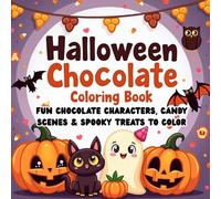 Halloween Chocolate Coloring Book: Fun Chocolate Characters, Candy Scenes & Spooky Treats to Color