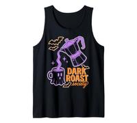 Halloween Coffee Dark Roast Society Moka Pot Humor Camiseta sin Mangas