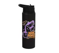 Halloween Coffee Dark Roast Society Moka Pot Humor Stainless Steel Insulated Water Bottle