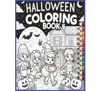Halloween Coloring Book: 50 Spooky Halloween Coloring Pages for kids | 8.5 X 11 | Perfect Gift for Traveling, Birthdays, and Holidays.