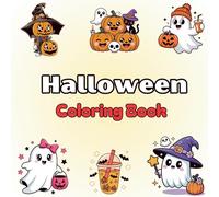 Halloween Coloring Book: A Spooky & Fun Collection of 40 Halloween Designs for All Ages - Witches, Pumpkins, Ghosts, Haunted Houses & More!