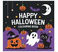 Halloween Coloring Book Bold & Easy for All Ages: Simple Thick-Line Designs - Perfect for Kids, Teens & Adults
