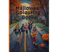 Halloween coloring book: Featuring spooky creatures and houses, suitable for children under 10