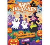 Halloween Coloring Book for Kids: 55 Magical Halloween Illustrations for Kids’ Creativity