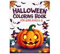 Halloween Coloring Book for kids Ages 4-8