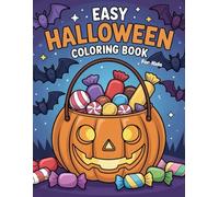 Halloween Coloring Book for Kids Ages 4-8: 99 Pages of Easy & Cute Spooky Fun