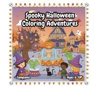 Halloween Coloring Book for Kids Ages 6 and Up: 28 Detailed Spooky Coloring Pages with Pumpkins, Ghosts, Witches and Halloween Scenes: HALLOWEEN FUN FOR YOUNG ARTISTS!