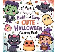 Halloween Coloring Book for Kids and Adults: Cute Spooky Pumpkins, Witches, Ghosts, Haunted Houses, Bats, and Trick or Treat Fun | 50 Relaxing and Festive Coloring Pages for Stress Relief (Fall)