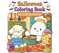 Halloween Coloring Book for Kids and Adults: Spooky Cute Coloring Pages for Kids & Adults, Easy Halloween Designs with Pumpkins, Ghosts, Witches & Cozy Autumn Scenes