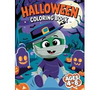 Halloween Coloring Book for Kids: Fun and Non-Scary Halloween Coloring Pages with Silly Mummies, Pumpkins, Candy Corn, and Child-Friendly Monsters