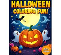 Halloween Coloring Book for Kids: Fun and Spooky Halloween Coloring Pages with Cute Ghosts, Pumpkins, Candy & More! (Halloween Gifts For Kids)