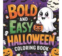Halloween Coloring Book for Kids: Spooky Fun for Little Artists | Simple Halloween Scenes to Color |