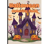 Halloween Coloring Book for Kids: Spooky Fun with Pumpkins, Witches, Ghosts, Bats & More (Single-Sided Pages, 8.5x11, 17 Cute Designs)