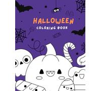 Halloween coloring book for kids: The scary cute coloring book for the little ones